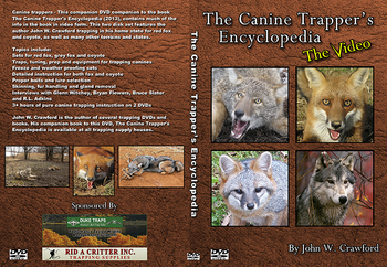 A to Z Trapping Canines DVD by John W. Crawford #0001218